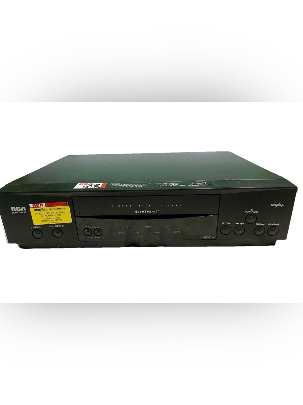 RCA VR622HF 4-Head Hi-Fi Stereo VCR VHS Player Tested Working
